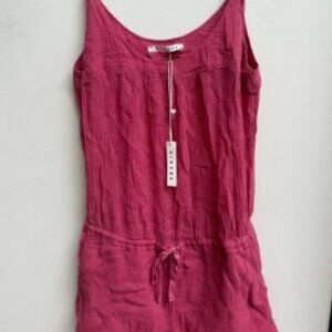 NWT Xirena Muslin Gauze Sleeveless Romper Dress Shorts